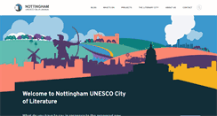 Desktop Screenshot of nottinghamcityofliterature.com